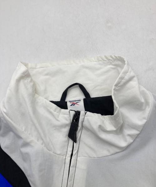 REEBOK（リーボック）REEBOK (リーボック) AWAKE (アウェイク) ナイロンジャケット ホワイト×ブルー サイズ:Lの古着・服飾アイテム