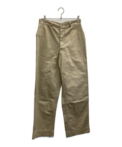 US ARMY（ユーエスアーミー）US ARMY (ユーエスアーミー) 50's M-1945トラウザーパンツ ベージュ サイズ:32-33の古着・服飾アイテム