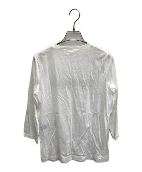 BALMAIN（バルマン）BALMAIN (バルマン) ロゴカットソー ホワイト サイズ:9の古着・服飾アイテム