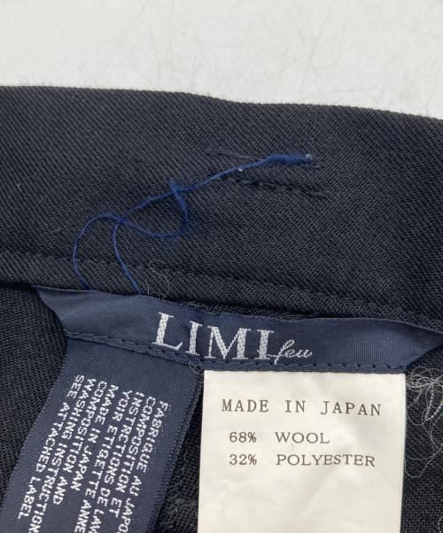 LIMI feu（リミフゥ）LIMI feu (リミフゥ) ウールブレンドハーフスラックス ブラック サイズ:Ｓの古着・服飾アイテム
