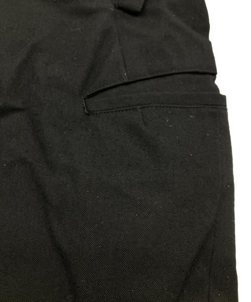 LIMI feu（リミフゥ）LIMI feu (リミフゥ) ウールブレンドハーフスラックス ブラック サイズ:Ｓの古着・服飾アイテム