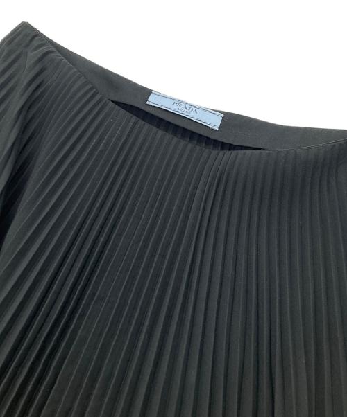 PRADA（プラダ）PRADA (プラダ) プリーツスカート ブラック サイズ:38の古着・服飾アイテム