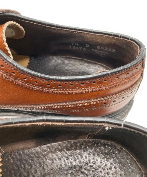 Florsheim（フローシャイム）Florsheim (フローシャイム) 75676 ウィングチップシューズ ブラウン サイズ:7 1/2の古着・服飾アイテム