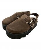 MAISON SPECIALメゾンスペシャル）の古着「東京産コルクドッキング厚底サボサンダル」｜ブラウン