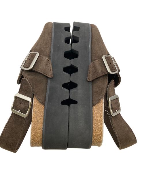 MAISON SPECIAL（メゾンスペシャル）MAISON SPECIAL (メゾンスペシャル) 東京産コルクドッキング厚底サボサンダル ブラウン サイズ:26 1/2の古着・服飾アイテム