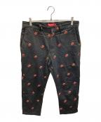 SUPREMEシュプリーム）の古着「17AW sacred hearts work pant」｜ブラック