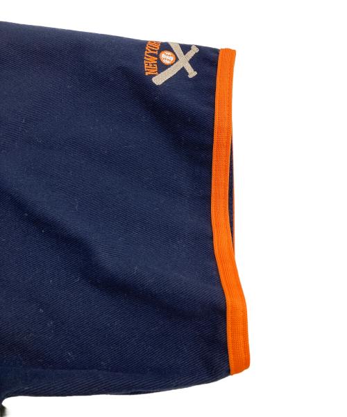 SUPREME（シュプリーム）Supreme (シュプリーム) ベースボールシャツ オレンジ×ネイビー サイズ:不明の古着・服飾アイテム