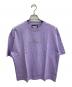 MAISON SPECIAL（メゾンスペシャル）の古着「Logo Embroidery Prime-Over Pigment Crew Neck T-Shirt」｜パープル