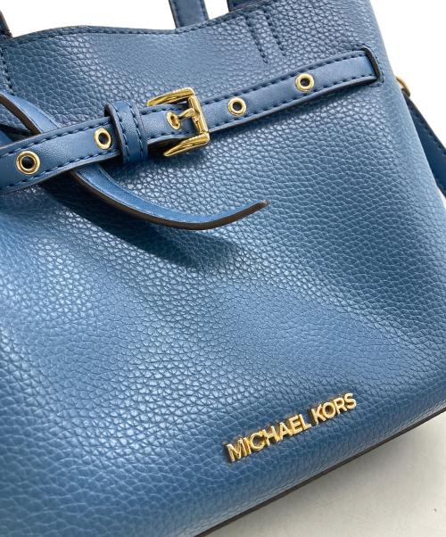 MICHAEL KORS（マイケル・コース）MICHAEL KORS (マイケルコース) 2WAYバッグ ブルーの古着・服飾アイテム