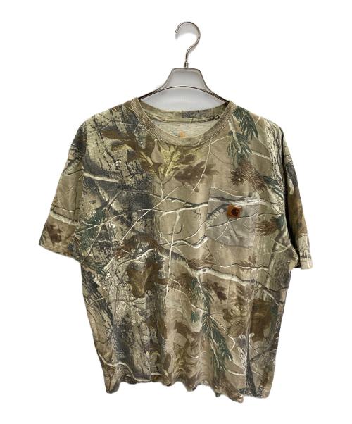 CarHartt（カーハート）CarHartt (カーハート) リアルツリーカモ柄tシャツ オリーブ サイズ:不明の古着・服飾アイテム