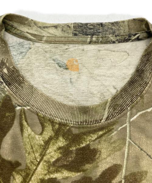 CarHartt（カーハート）CarHartt (カーハート) リアルツリーカモ柄tシャツ オリーブ サイズ:不明の古着・服飾アイテム