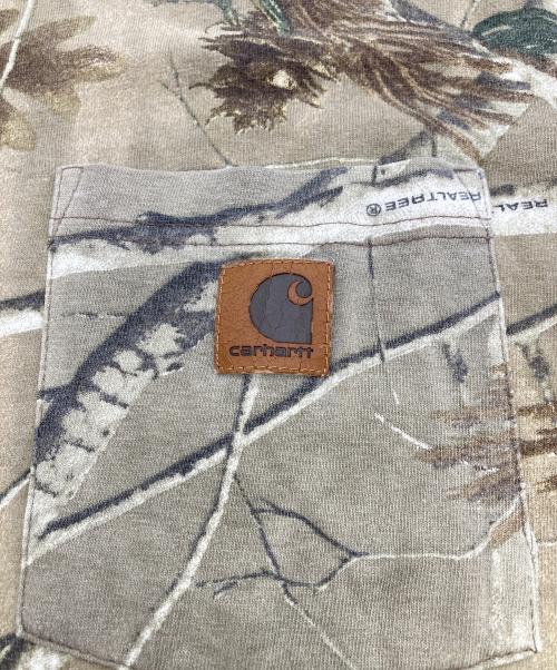 CarHartt（カーハート）CarHartt (カーハート) リアルツリーカモ柄tシャツ オリーブ サイズ:不明の古着・服飾アイテム