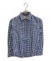 HUGO BOSS（ヒューゴ ボス）の古着「長袖シャツ」｜ブルー×ホワイト