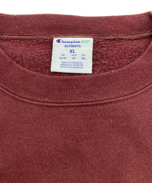 Champion ECO（チャンピオン）Champion ECO (チャンピオン) スウェット レッド サイズ:XLの古着・服飾アイテム