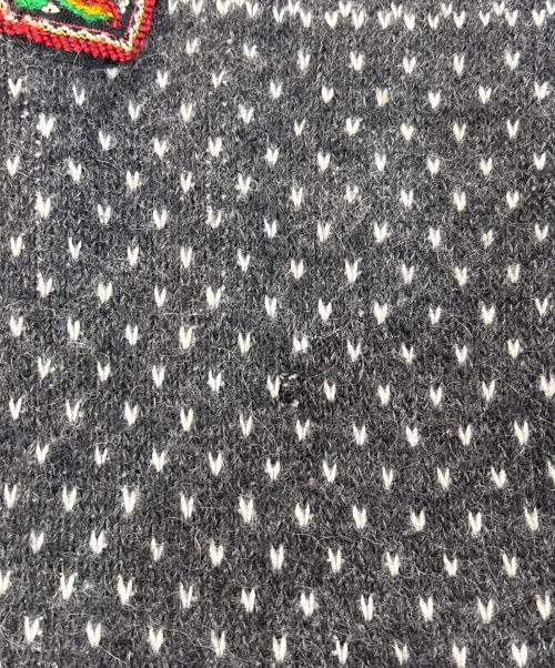 Norcewool（ノースウール）Norcewool (ノースウール) チロリアンニット グレー サイズ:XLの古着・服飾アイテム