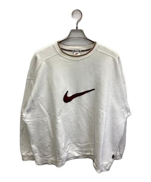 NIKE（ナイキ）NIKE (ナイキ) 90s センタースウォッシュスウェット【USA製】 ホワイト サイズ:XXLの古着・服飾アイテム