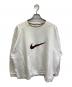 NIKE（ナイキ）の古着「90s センタースウォッシュスウェット【USA製】」｜ホワイト