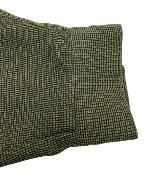 P.R.O.N.T.I（PRONTI）P.R.O.N.T.I (PRONTI) 変形切替デザイン ヴィンテージ シャツ オリーブ サイズ:Mの古着・服飾アイテム