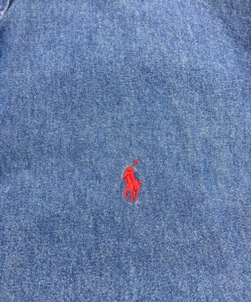 RALPH LAUREN（ラルフローレン）RALPH LAUREN (ラルフローレン) BLAIRE DENIM BD SHIRTS インディゴ サイズ:XLの古着・服飾アイテム