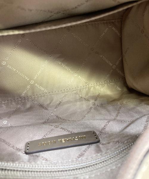 MICHAEL KORS（マイケル・コース）MICHAEL KORS (マイケルコース) ミニサッチェル2WAYバッグ ブラウンの古着・服飾アイテム