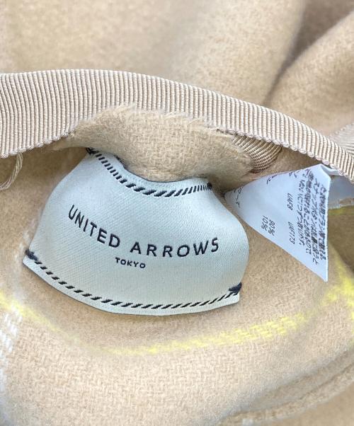 UNITED ARROWS（ユナイテッドアローズ）UNITED ARROWS (ユナイテッドアローズ) リバーシブル Vネック ベスト ベージュ サイズ:FREEの古着・服飾アイテム