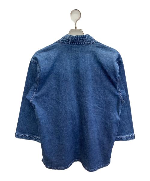 BLUE SAKURA（ブルーサクラ）BLUE SAKURA (ブルーサクラ) DENIM KIMONO JACKET インディゴ サイズ:大　の古着・服飾アイテム