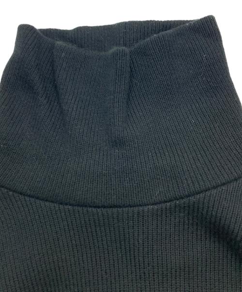 Trophy Clothing（トロフィークロージング）TROPHY CLOTHING (トロフィークロージング) ハイネックコットンニット ブラック サイズ:40の古着・服飾アイテム