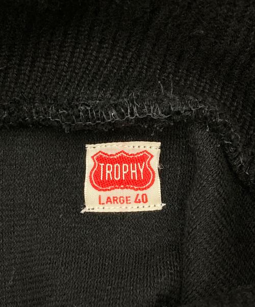 Trophy Clothing（トロフィークロージング）TROPHY CLOTHING (トロフィークロージング) ハイネックコットンニット ブラック サイズ:40の古着・服飾アイテム