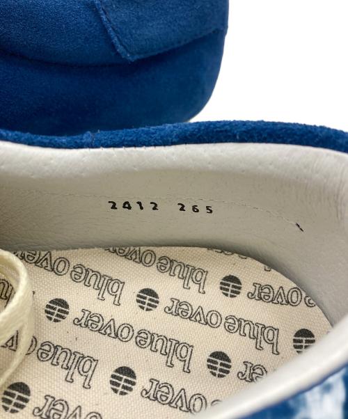 blue over（ブルーオーバー）blue over (ブルーオーバー) ローカットスニーカー ブルー サイズ:26.5の古着・服飾アイテム