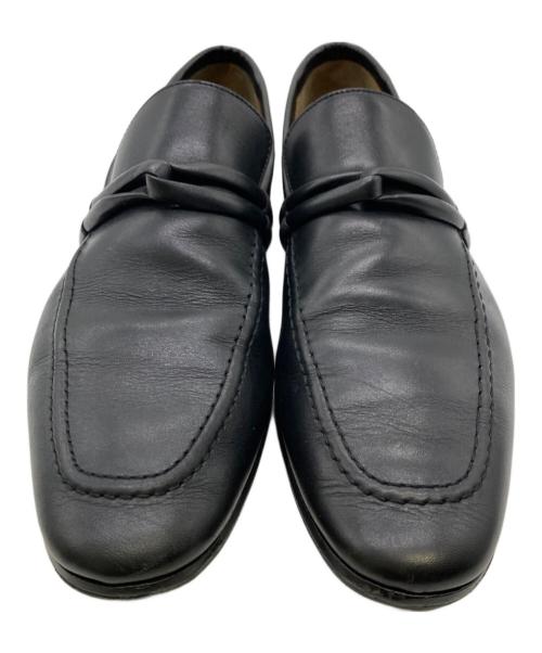 GUCCI（グッチ）GUCCI (グッチ) レザーローファー ブラック サイズ:８1/2の古着・服飾アイテム