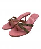 GUCCIグッチ）の古着「パンプス」｜ピンク