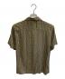 HOUSTON (ヒューストン) 総柄レーヨンシャツ グリーン サイズ:M：4000円