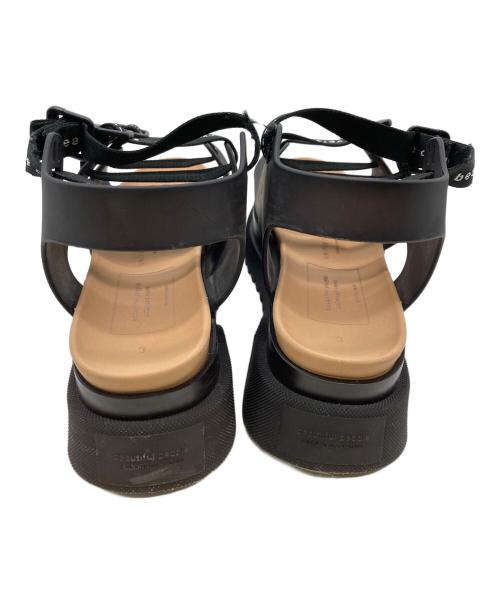 beautiful people（ビューティフルピープル）beautiful people (ビューティフルピープル) UNITED TOKYO (ユナイテッドトーキョー) コラボクリアソールサンダル ブラック サイズ:3の古着・服飾アイテム