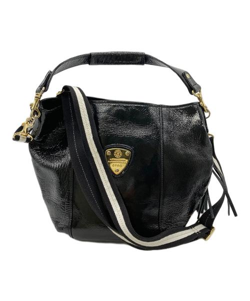 ATAO（アタオ）ATAO (アタオ) エナメルショルダーバッグ ブラックの古着・服飾アイテム