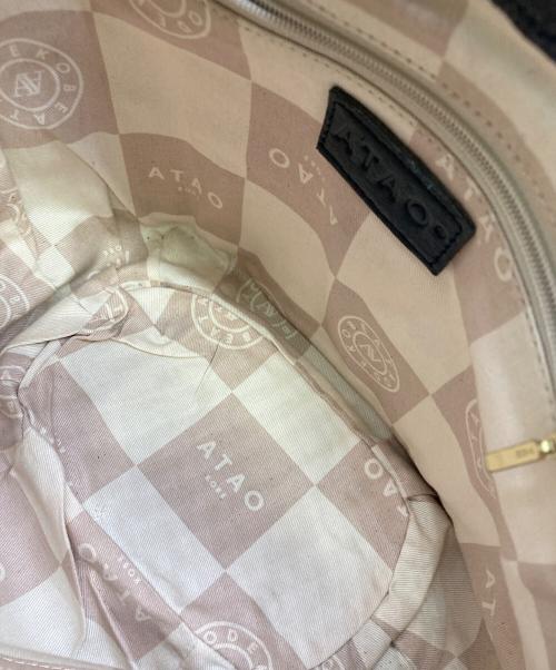 ATAO（アタオ）ATAO (アタオ) エナメルショルダーバッグ ブラックの古着・服飾アイテム