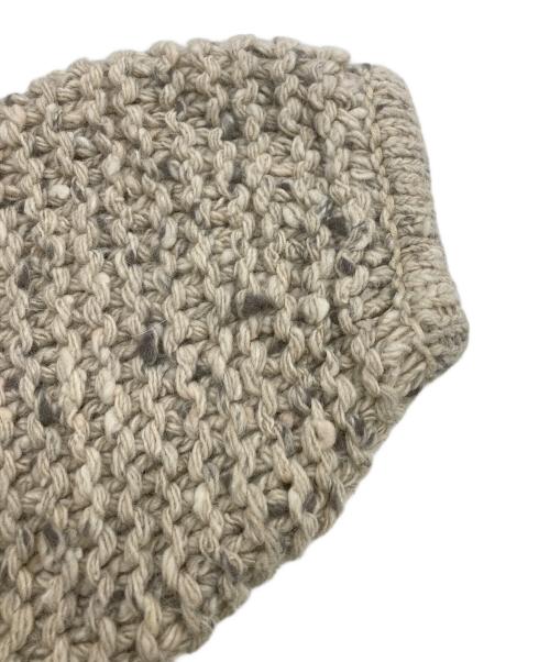 ICHI Antiquites（イチアンティークス）ichi Antiquites (イチアンティークス) アンゴラ混カーディガン ベージュ サイズ:FREEの古着・服飾アイテム