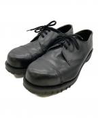 Getta Gripゲッタグリップ）の古着「３ホールレザーシューズ【英国製】」｜ブラック