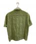 SUPREME (シュプリーム) 22SS Chainstitch Chiffon S/S Shirts グリーン サイズ:L：12000円