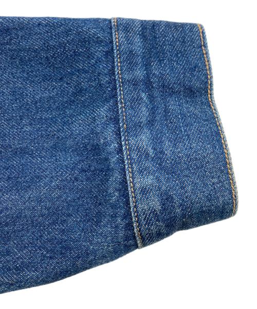 Wrangler（ラングラー）Wrangler (ラングラー) GODZILLA刺繍 DENIM JACKET インディゴ サイズ:Lの古着・服飾アイテム