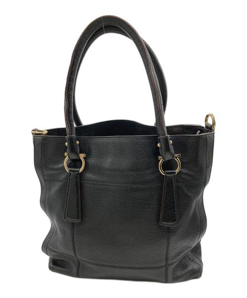 Salvatore Ferragamo（サルヴァトーレ フェラガモ）Salvatore Ferragamo (サルヴァトーレ フェラガモ) ハンドバッグ ブラックの古着・服飾アイテム