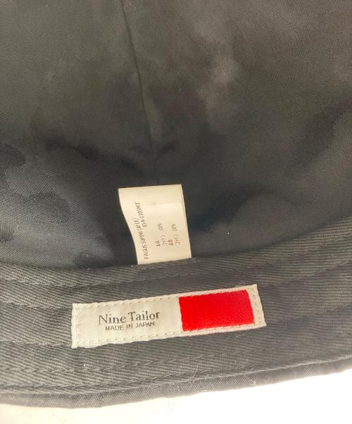 Nine Tailor（ナインテイラー）Nine Tailor (ナインテイラー) FAGUS SUPIMA CAP EX ブラックの古着・服飾アイテム