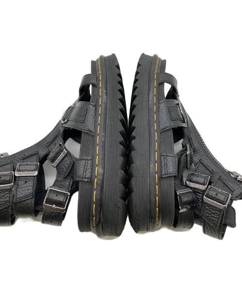 Dr.Martens（ドクターマーチン）Dr.Martens (ドクターマーチン) センタージップサンダル ブラック サイズ:38の古着・服飾アイテム