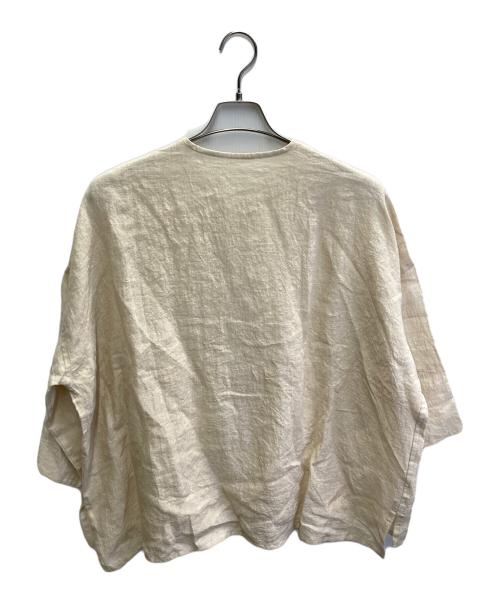 linen ya（リネンヤ）linen ya (リネンヤ) リネンブラウス アイボリー サイズ:FREEの古着・服飾アイテム