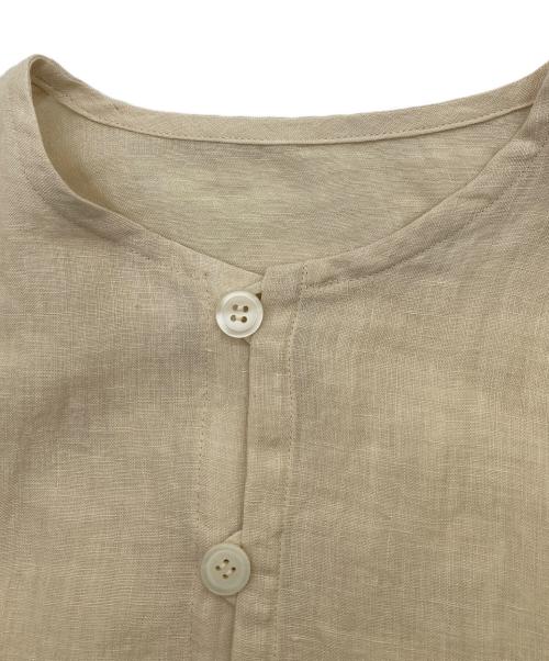 linen ya（リネンヤ）linen ya (リネンヤ) リネンブラウス アイボリー サイズ:FREEの古着・服飾アイテム