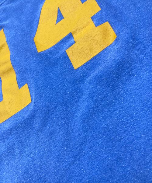 SOUTHERN ATHLETIC（サザーン アスレチック）SOUTHERN ATHLETIC (サザーン アスレチック) ヴィンテージフットボールTシャツ ブルー サイズ:Lの古着・服飾アイテム