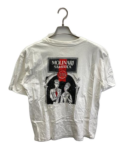 USED（ユーズド）USED (ユーズド) MOLINARI SAMBUCA Tee ホワイト サイズ:Lの古着・服飾アイテム