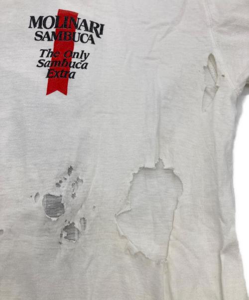 USED（ユーズド）USED (ユーズド) MOLINARI SAMBUCA Tee ホワイト サイズ:Lの古着・服飾アイテム