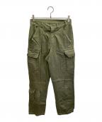 MILITARYミリタリー）の古着「オランダ軍 ミリタリーパンツ」｜オリーブ