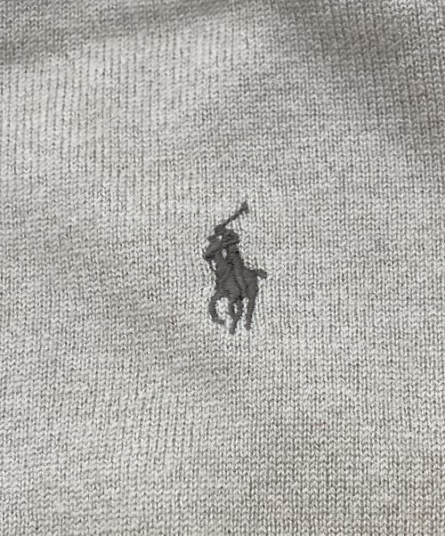POLO RALPH LAUREN（ポロ・ラルフローレン）POLO RALPH LAUREN (ポロ・ラルフローレン) MERINO WOOL V-NECK KNIT ブラウン サイズ:Mの古着・服飾アイテム