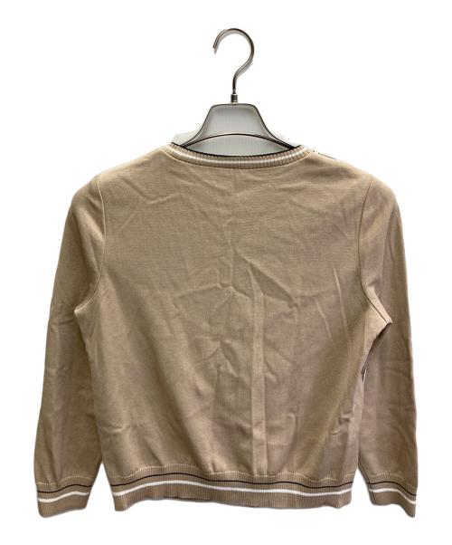 ROCHAS（ロシャス）ROCHAS (ロシャス) コンビニットブラウス ベージュ サイズ:11の古着・服飾アイテム